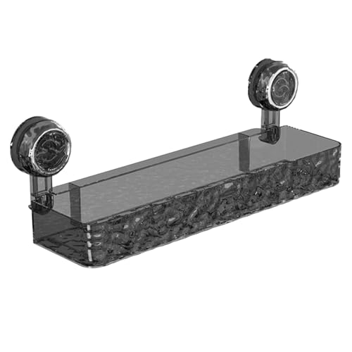 Duschablage Saugnapf, Badregal Duschkorb ohne Bohren Max Hold 10 KG, Gletschermuster Bad Duschablage für Shampoo Conditioner Halter, Duschkorb Kunststoff für Badezimmer Küche Organizer (A) von Generic