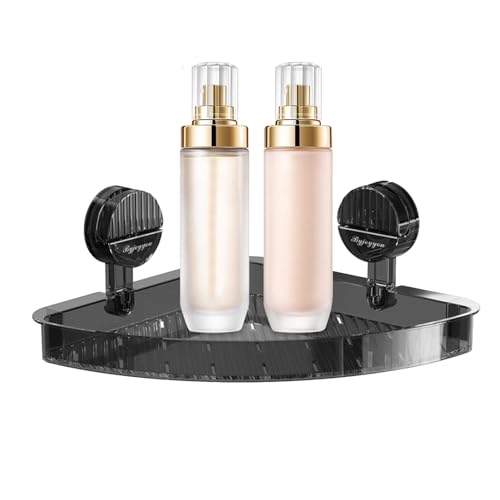 Duschregal Ecke - Eck-Duschablage, Duschregal mit Saugnapf | Kleines robustes Duschregal für Badezimmer, Duschablage aus Kunststoff für Shampoo und Conditioner von Generic