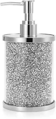 Duschspender Seifenspender 130ml Broken Diamond Seifenspender Körperseife Leere Flasche Badezimmer Push-Type Light Luxus Plastiklotion Flasche Flüssigseifenspender, Gold,Silver Duschspender Seifenspender 130ml Broken Diamond Seifenspender Körperseife Leere Flasche Badezimmer Push-Type Light Luxus Plastiklotion Flasche Flüssigseifenspender, Gold,Silver von Generic