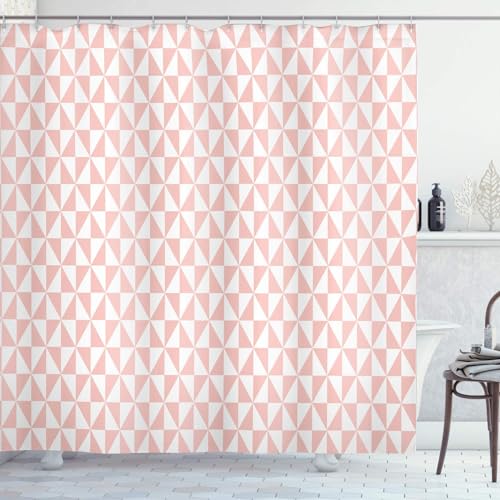 Duschvorhang 180x180 Anti-Schimmel Geometrische Muster Duschvorhänge Wasserdicht Waschbar Polyester Textil Badevorhang Rosa 3D Shower Curtain A-9716 Duschvorhang 180x180 Anti-Schimmel Geometrische Muster Duschvorhänge Wasserdicht Waschbar Polyester Textil Badevorhang Rosa 3D Shower Curtain A-9716 von Generic
