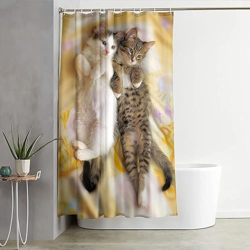 Duschvorhang 180x180 Anti-Schimmel Kätzchen Duschvorhänge Wasserdicht Waschbar Polyester Textil Badevorhang Süße Haustiere 3D Shower Curtain A/172 Duschvorhang 180x180 Anti-Schimmel Kätzchen Duschvorhänge Wasserdicht Waschbar Polyester Textil Badevorhang Süße Haustiere 3D Shower Curtain A/172 von Generic