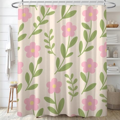 Duschvorhang 180x200 Anti-Schimmel Blumenpflanze Duschvorhänge Wasserdicht Waschbar Polyester Textil Badevorhang Beige 3D Shower Curtain A/293 Duschvorhang 180x200 Anti-Schimmel Blumenpflanze Duschvorhänge Wasserdicht Waschbar Polyester Textil Badevorhang Beige 3D Shower Curtain A/293 von Generic