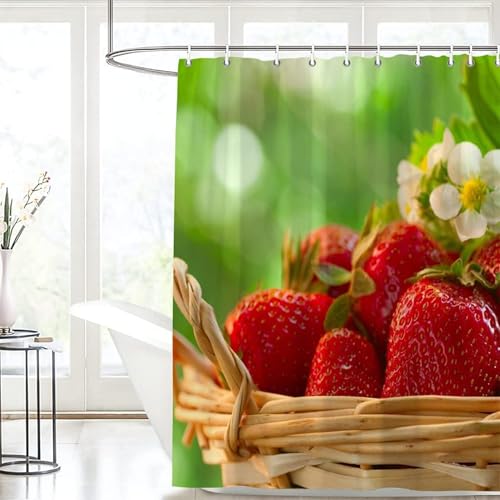 Duschvorhang 180x200 cm Obst Duschvorhang Obstmuster Bad Vorhang Anti Schimmel Wasserdicht 3D Shower Curtains Waschbar Polyester Stoff Duschvorhänge für Badewanne Badezimmer C-854 Duschvorhang 180x200 cm Obst Duschvorhang Obstmuster Bad Vorhang Anti Schimmel Wasserdicht 3D Shower Curtains Waschbar Polyester Stoff Duschvorhänge für Badewanne Badezimmer C-854 von Generic