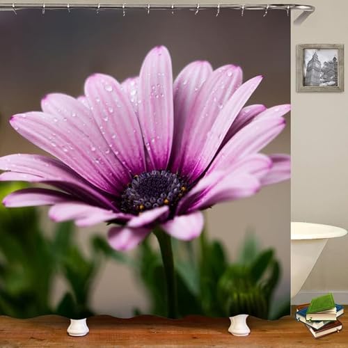 Duschvorhang 200x200 Anti-Schimmel Blumen Duschvorhänge Wasserdicht Waschbar Polyester Textil Badevorhang Lila Blumen 3D Shower Curtain A-7846 Duschvorhang 200x200 Anti-Schimmel Blumen Duschvorhänge Wasserdicht Waschbar Polyester Textil Badevorhang Lila Blumen 3D Shower Curtain A-7846 von Generic