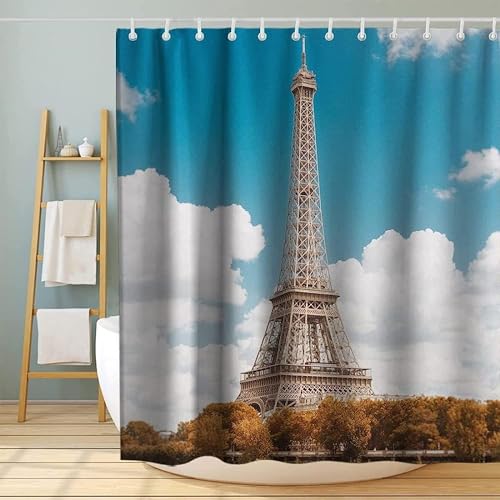 Duschvorhang 200x200 Anti-Schimmel Paris Duschvorhänge Wasserdicht Waschbar Polyester Textil Badevorhang Landschaft 3D Shower Curtain A/7483 Duschvorhang 200x200 Anti-Schimmel Paris Duschvorhänge Wasserdicht Waschbar Polyester Textil Badevorhang Landschaft 3D Shower Curtain A/7483 von Generic