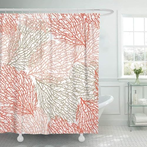 Duschvorhang 240x200 cm Koralle Duschvorhang Meer Bad Vorhang Anti Schimmel Wasserdicht 3D Shower Curtains Waschbar Polyester Stoff Duschvorhänge für Badewanne Badezimmer E-936 Duschvorhang 240x200 cm Koralle Duschvorhang Meer Bad Vorhang Anti Schimmel Wasserdicht 3D Shower Curtains Waschbar Polyester Stoff Duschvorhänge für Badewanne Badezimmer E-936 von Generic