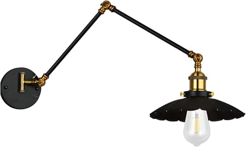 E Wall Scoe Beleuchtung, Industrielle Schwingarm-wandhalterung Lampe Verstellbare Haare, Schwarzes Metall Wall Scoe Leuchte Zum Lesen Schlafzimmer Bauernhaus Home Hotel Korridor Dekorieren, N E Wall Scoe Beleuchtung, Industrielle Schwingarm-wandhalterung Lampe Verstellbare Haare, Schwarzes Metall Wall Scoe Leuchte Zum Lesen Schlafzimmer Bauernhaus Home Hotel Korridor Dekorieren, N von Generic