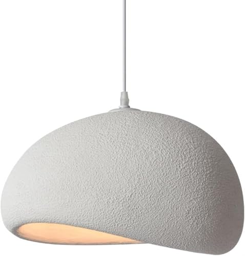 E27 Schraube Einkopf-pendelleuchte, Hohe Dichte Polystyrol Persönlichkeit Hängelampe, Amerikanischer Minimalistischer Stil Kronleuchter, Restaurant Hotel Kaffeehaus Dekorative Beleuc, White, 40cm E27 Schraube Einkopf-pendelleuchte, Hohe Dichte Polystyrol Persönlichkeit Hängelampe, Amerikanischer Minimalistischer Stil Kronleuchter, Restaurant Hotel Kaffeehaus Dekorative Beleuc, White, 40cm von Generic