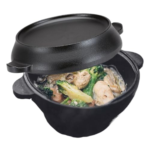EINZIGARTIGE Dutch Oven aus Gusseisen – Langlebiger, Dutch Oven aus emailliertem Gusseisen | Multifunktionales Lebensmittelmaterial, robuster und langlebiger Kochtopf, ideal für langsames Kochen EINZIGARTIGE Dutch Oven aus Gusseisen – Langlebiger, Dutch Oven aus emailliertem Gusseisen | Multifunktionales Lebensmittelmaterial, robuster und langlebiger Kochtopf, ideal für langsames Kochen von Generic