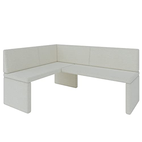 Eckbank Akiko Corner Bench - Eckbankgruppe für Ihrem Esszimmer, Küche modern, Sitzecke, Essecke. Perfekt für Küche, Büro und Rezeption. Solide und Starke Verarbeitung. (INARI 22, 128x168cm Links) von Furnistar