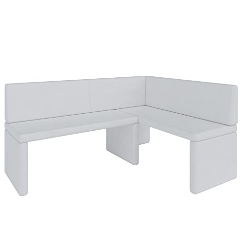 Eckbank Akiko Corner Bench - Eckbankgruppe für Ihrem Esszimmer, Küche modern, Sitzecke, Essecke. Perfekt für Küche, Büro und Rezeption. Solide und Starke Verarbeitung. (Soft 17, 196x142cm rechts) von Generic