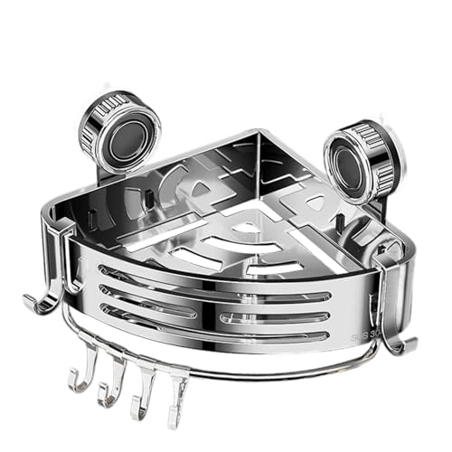 Eckdusche | Duschregale Eckhalterung - Wandmontiert Modern Zeitersparende -Organizer Für Shampoo Kosmetik Balsam von Generic