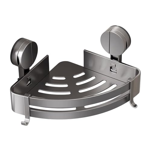 Eckdusche Rack - Saug Cup Organizer Shelf, Raum Saving Badezimmer Lagereinheit | Kein Bohrkorb, Wand montierte Duschorganisator, Zubehör für Badeecken, fördert Hygiene Eckdusche Rack - Saug Cup Organizer Shelf, Raum Saving Badezimmer Lagereinheit | Kein Bohrkorb, Wand montierte Duschorganisator, Zubehör für Badeecken, fördert Hygiene von Generic