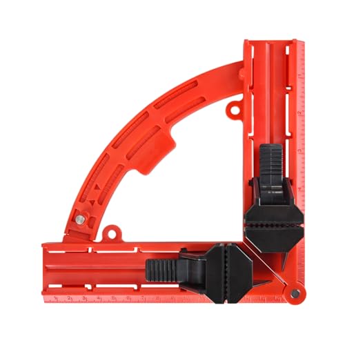 Eckklemmewerkzeug - Multi -Winkel -Reparaturclip, Swing Jaw | Einstellbare 30 ° -90 ° Grad Quadratklemme für Schreiner, Holzbearbeitung, Bilderrahmen, Schrankbaugruppe, Möbelreparatur, Hausverbesserun von Generic