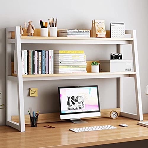 Eckschreibtisch Kompaktes Computer-Schreibtisch-Bücherregal Orga2-stufiges Schreibtischregal, Ständer für Computer-Schreibtische mit Stahlrahmen, Leiter, Arbeitsplatten-Bücherregal Orgafor, von Generic