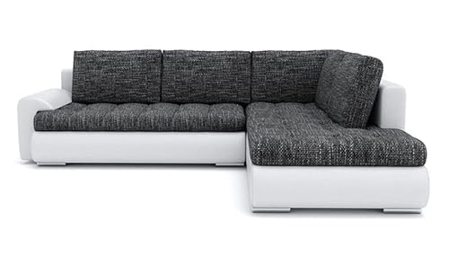 Ecksofa Tokio V mit Schlaffunktion! Best ECKSOFA! Eckcouch mit Bettkasten! Best! (LAWA 17 + Soft 17 RECHTS), 200x75x230 von Generic
