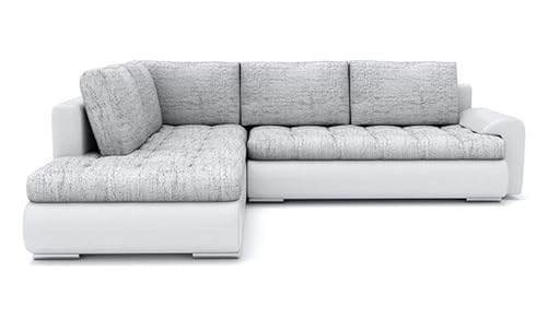 Ecksofa Tokio V mit Schlaffunktion! Best Schlafsofa. Eckcouch mit Bettkasten. Couch Wohnzimmer Polstermöbel. Möbel (LAWA 09 + Soft 17 Links), 200x75x230 von Generic