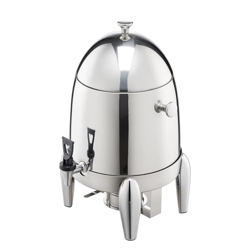 Edelstahl-Kaffee-Chafer-Urne 12 l Getränkespender mit Brennstoffschale und Eiswürfelbehälter Heiße und kalte Getränke für Party-Catering, Buffet, Bankett Brennstoffheizung Edelstahl-Kaffee-Chafer-Urne 12 l Getränkespender mit Brennstoffschale und Eiswürfelbehälter Heiße und kalte Getränke für Party-Catering, Buffet, Bankett Brennstoffheizung von Generic