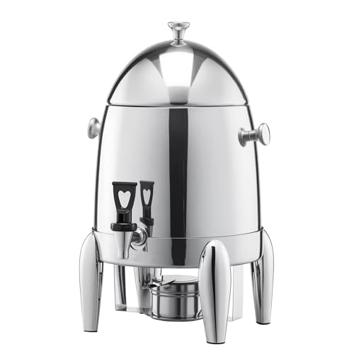 Edelstahl-Kaffeekanne 12 l Getränkespender mit Tank und Zapfhahn Heiße und kalte Getränke für Partys, Catering, Buffets und Bankette, Silber Edelstahl-Kaffeekanne 12 l Getränkespender mit Tank und Zapfhahn Heiße und kalte Getränke für Partys, Catering, Buffets und Bankette, Silber von Generic