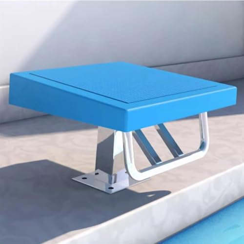 Edelstahl-Sprungbrett mit Rutschfester Oberfläche, Sprungplattform Schwimmbecken for Schwimmbäder, Sporthallen Und Professionelle Wettkämpfe von Generic