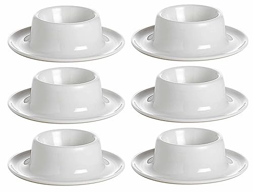 Eierbecher Weiss Melamin 6er Set Eierbecher Weiss Melamin 6er Set von Generic
