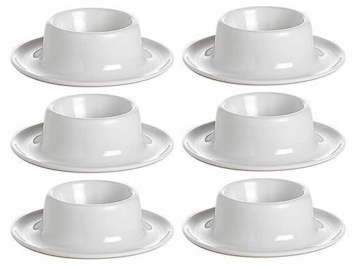 Eierbecher Weiss Melamin 6er Set von Generic