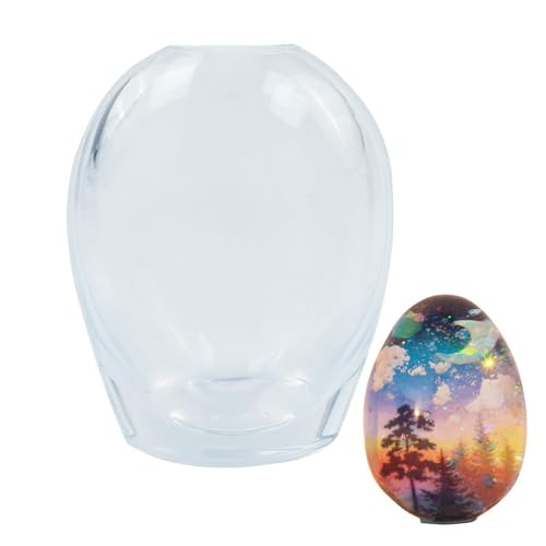 Eierform aus Silikon für Harz - Kristallkleber UV-Kleber Epoxidharz Silikonform für Wassertropfen Spiegel | Gießformen aus Harz SIL von Generic
