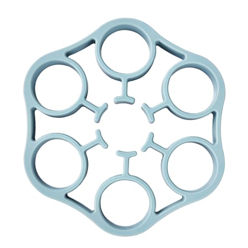 Eierregal zum Kochen – Dampfgarer Eierregal Lebensmittelqualität Silikon Ständer Halter Küchenhelfer Werkzeuge Kochutensilien Hitzebeständig Schnellkochtopf Zubehör von Generic