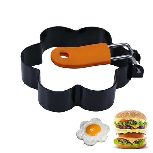 Eierring Spiegeleier Ring Spiegeleier Spiegeleier Ring Unregelmäßig geformte Eierringe für Frühstück im Innenbereich Camping Zubehör Tragbarer Grill Eierring Spiegeleier Ring Spiegeleier Spiegeleier Ring Unregelmäßig geformte Eierringe für Frühstück im Innenbereich Camping Zubehör Tragbarer Grill von Generic
