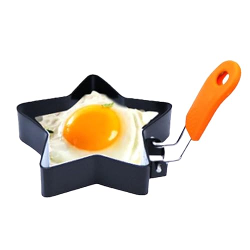 Eierringform, Eierkochring - unregelmäßig geformte Spiegeleierringe für tragbare Grills, Eierbällchenmaschine, Modellierer für Frühstück Cop Eierringform, Eierkochring - unregelmäßig geformte Spiegeleierringe für tragbare Grills, Eierbällchenmaschine, Modellierer für Frühstück Cop von Generic