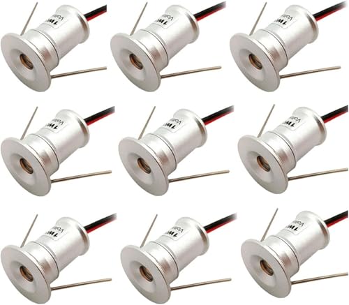 Einbau Mini Downlights Strahler Led 12v Dc Dimmbar Für Schrank Akzentbeleuchtung 9pack 7 Lichtfarbe, Green Light, 30 Degrees Einbau Mini Downlights Strahler Led 12v Dc Dimmbar Für Schrank Akzentbeleuchtung 9pack 7 Lichtfarbe, Green Light, 30 Degrees von Generic