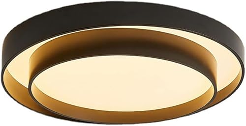 Einfache Led-deckenleuchte Dimmbar 3000k / 4000k / 6000k Doppelschicht Runde Led-deckenbeleuchtung Für Wohnzimmer Schlafzimmer Esszimmer, A, 40CM Einfache Led-deckenleuchte Dimmbar 3000k / 4000k / 6000k Doppelschicht Runde Led-deckenbeleuchtung Für Wohnzimmer Schlafzimmer Esszimmer, A, 40CM von Generic