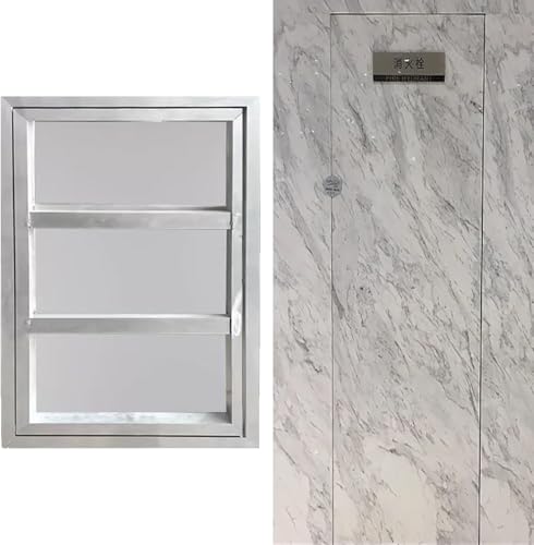 Eingebrauchte Zugangstür für Fliesen, Touch-Latch Aluminium-Zugangskurne, verdeckte Zugangs-Push-Lock-Tür, Trockenbauwand- und Decke Zugangshuke, 28x79in (700 x 200 mm) von Generic