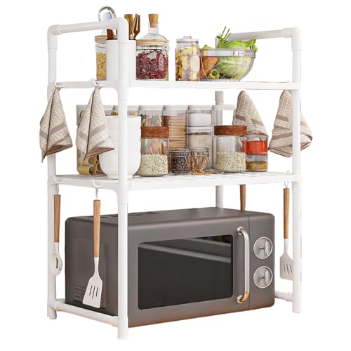 Einstellbare Mikrowellenständer - Mikrowellenständer Arbeitsplatte, Küchenback-Rack | Küchenregal Zähler Top Organizer, Einstellbare Arbeitsplatte Fass Lagerständer Mit Haken Für Küche Einstellbare Mikrowellenständer - Mikrowellenständer Arbeitsplatte, Küchenback-Rack | Küchenregal Zähler Top Organizer, Einstellbare Arbeitsplatte Fass Lagerständer Mit Haken Für Küche von Generic