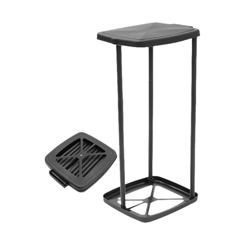 Einwegbeutelunterstützungsregal - Müllcontainerrahmen | Verstellbarer Müllhalter Mit Abdeckung, Zusammenklappbarer Gartenabfälle Sammlerbehälter Für Picknick -Reinigung Garten Event Yard Rasen von Generic