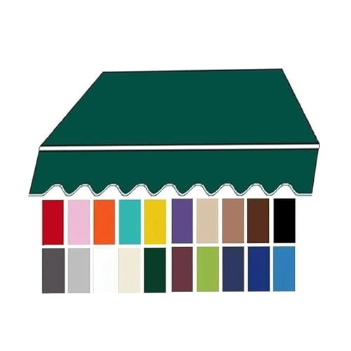 Einziehbare Überdachung for Terrassen und Gärten (nur Stoff) ，Markisen-Ersatzstoff ，für Türen, Fenster, Innenhöfe und Veranden(14x10ft(4.3 * 3m)) von Generic