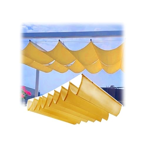 Einziehbare Wellen-Sonnensegel,Markise for Terrasse, Veranda, Hof, Garten,Anpassbare Größe und Farbe((WxL)1x2m) von Generic