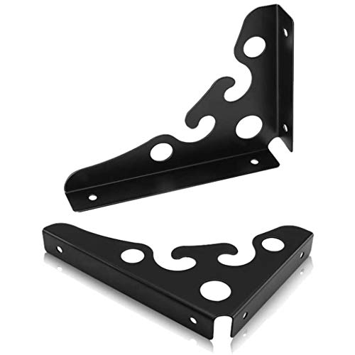 Eisenregalhalterungen, Multifunktionale Dreieckhalterung Zur Wandmontage, Robuste Schwimmende Gerüsthalterung/Black 2 Pcs/150 * 300Mm Eisenregalhalterungen, Multifunktionale Dreieckhalterung Zur Wandmontage, Robuste Schwimmende Gerüsthalterung/Black 2 Pcs/150 * 300Mm von Generic