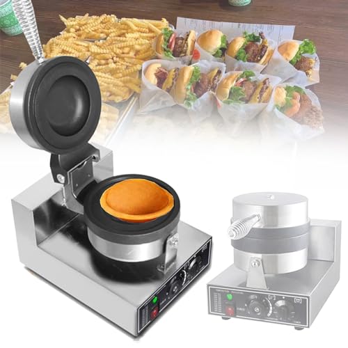 Eiswaffeleisen, kommerzielle Hamburger-Waffeleisenpresse, 1200 W elektrische Burger-Maker-Form für den Heimgebrauch, antihaftbeschichtet, 110 V Eiswaffeleisen, kommerzielle Hamburger-Waffeleisenpresse, 1200 W elektrische Burger-Maker-Form für den Heimgebrauch, antihaftbeschichtet, 110 V von Generic