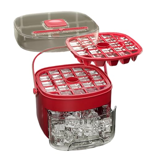 Eiswürfelform Mit Deckel - Eisblockform Mit Griff | Wiederverwendbare Leicht Lösbare Formen Für Hausbar Wohnwagen Kühlschrank Cocktail Outdoor Camping Eiswürfelform Mit Deckel - Eisblockform Mit Griff | Wiederverwendbare Leicht Lösbare Formen Für Hausbar Wohnwagen Kühlschrank Cocktail Outdoor Camping von Generic