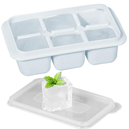 Eiswürfelform – Silikon-Eiswürfelform, flexible Eiswürfelformen, quadratische Eiswürfelform | Leicht abnehmbare Eiswürfelschale mit Eiswürfelform – Silikon-Eiswürfelform, flexible Eiswürfelformen, quadratische Eiswürfelform | Leicht abnehmbare Eiswürfelschale mit von Generic