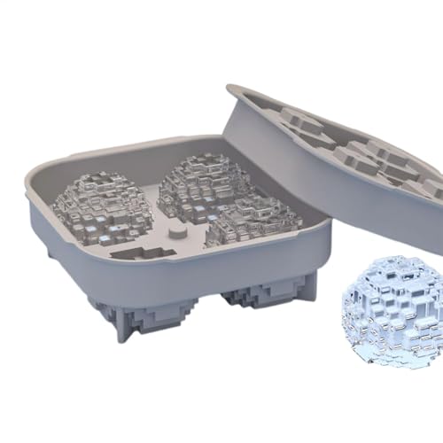 Eiswürfelform a, Eiswürfelschale aus Silikon 3D in A Formen | Eiswürfelform A | Eiswürfelform aus Silikon 3D in Formen a, ISAFE Müheloses Design d von Generic