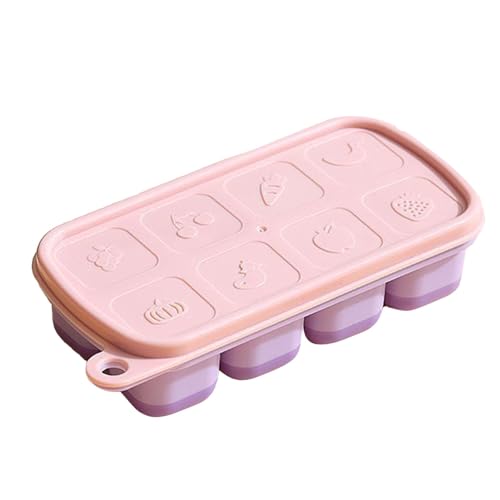 Eiswürfelform aus Silikon – Eiswürfelform für Gefrierschrank, Eiswürfelform aus Silikon ohne Verschütten, Eiswürfelform mit Deckel, Eiswürfelform aus Silikon, leicht zu entfernen Eiswürfelform aus Silikon – Eiswürfelform für Gefrierschrank, Eiswürfelform aus Silikon ohne Verschütten, Eiswürfelform mit Deckel, Eiswürfelform aus Silikon, leicht zu entfernen von Generic