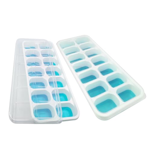 Eiswürfelform mit Deckel, 2 PACK LFGB-Zertifizierte BPA-Freie Eiswürfel maker Eiswürfelform mit Deckel, 2 PACK LFGB-Zertifizierte BPA-Freie Eiswürfel maker von Generic