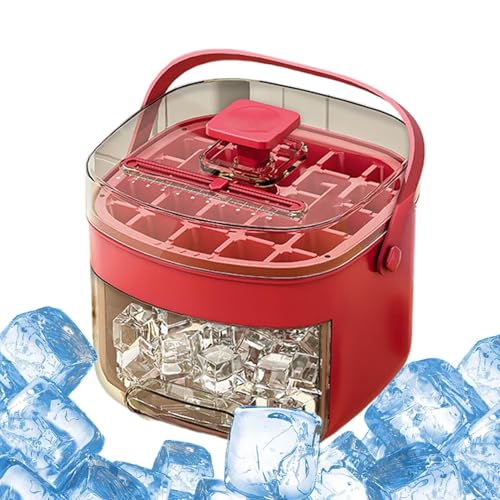 Eiswürfelformen Für Gefrierschrank - Eiswürfelformen Mit Griff | Wiederverwendbare Silikonformen Mit Einfacher Entnahme Für Küche Bar Cocktail Zuhause Camping Reise Eiswürfelformen Für Gefrierschrank - Eiswürfelformen Mit Griff | Wiederverwendbare Silikonformen Mit Einfacher Entnahme Für Küche Bar Cocktail Zuhause Camping Reise von Generic