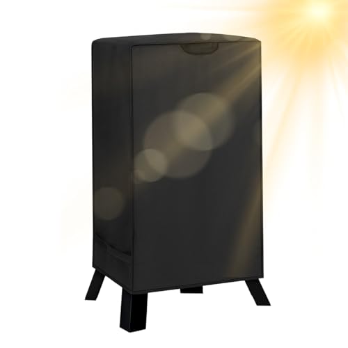 Electric Smoker Cover, Smoker Grill Cover, Waterproof Vertical BBQ Grill - Oxford Fabric UV Fade Resistant Shield for Insulation Mantel Burner Protection for BBQ Propane Patio Garden von Generic