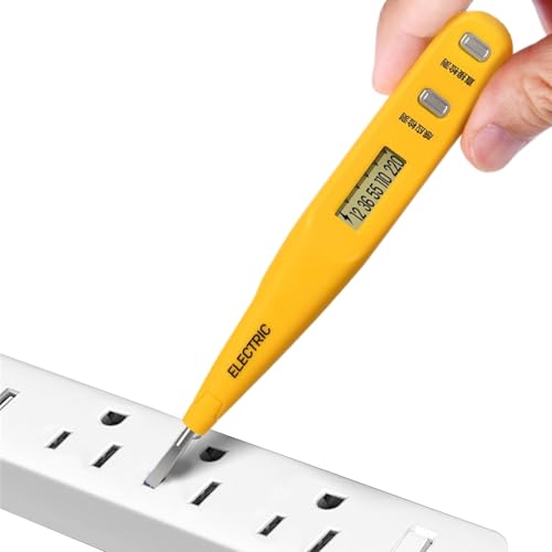 Electrical Tester - Premium Mode Current Detection Tool, Lightweight Safety Insulated Screwdriver, Advanced Circuit Measurement Diagnostic Device | Factory Construction Maintenance Outdoor Electrical Tester - Premium Mode Current Detection Tool, Lightweight Safety Insulated Screwdriver, Advanced Circuit Measurement Diagnostic Device | Factory Construction Maintenance Outdoor von Generic