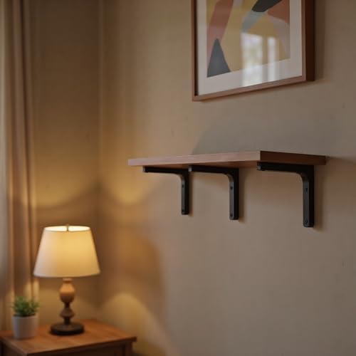 Elegante schwebende Wandregale – großes Hängeregal aus Holz for Garage, Bad, Küche und Wohnzimmer – perfekte platzsparende Aufbewahrungslösung(A,100x30cm) von Generic