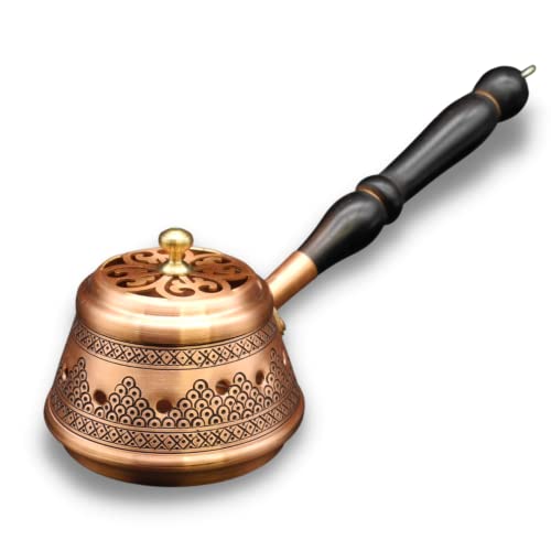 Eleganter Räucherstäbchenhalter - Handgefertigtes Kupfer-Design für Zuhause und Büro - Perfekt für Stäbchen und Zapfen - Ideal für Meditation, Entspannung und Aromatherapie Eleganter Räucherstäbchenhalter - Handgefertigtes Kupfer-Design für Zuhause und Büro - Perfekt für Stäbchen und Zapfen - Ideal für Meditation, Entspannung und Aromatherapie von Generic