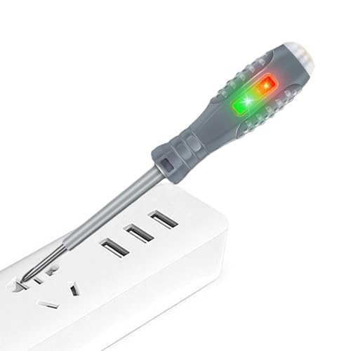Elektrisch Messschraubendreher Elektrisch Doppel Beleuchtung Präzision mit LED Beleuchtung Spannungsprüfstift berührungsloser elektrischer Spannungsprüfer Messwerkzeug Elektrisch Messschraubendreher Elektrisch Doppel Beleuchtung Präzision mit LED Beleuchtung Spannungsprüfstift berührungsloser elektrischer Spannungsprüfer Messwerkzeug von Generic